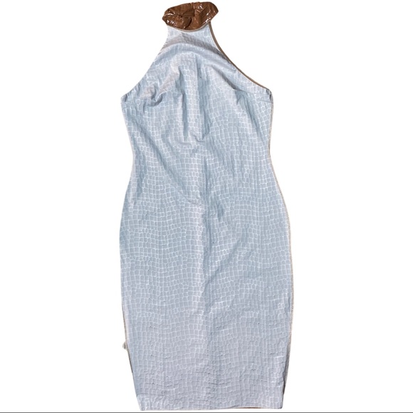 ShopIt Faux Snakeskin Midi Sz Large - Picture 3 of 7